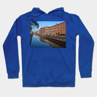 Perfect Reflection at Griboedov Canal. Saint Petersburg, Russia Hoodie